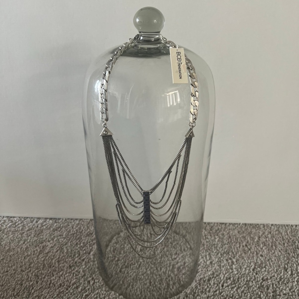 BCBGeneration Silver Layered Necklace